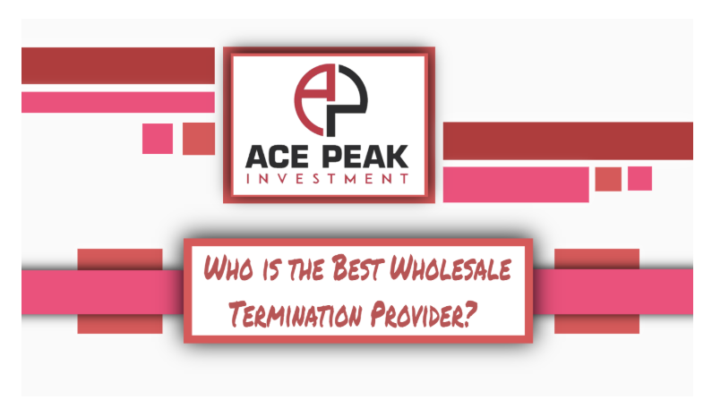 Who is the Best Wholesale Termination Provider? - Ace Peak Investment