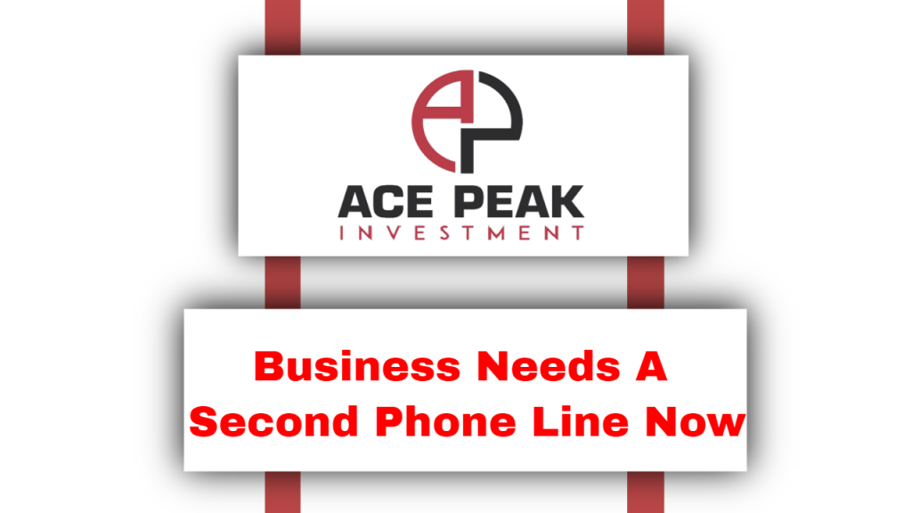 Business Needs A Second Phone Line Now - Ace Peak Investment