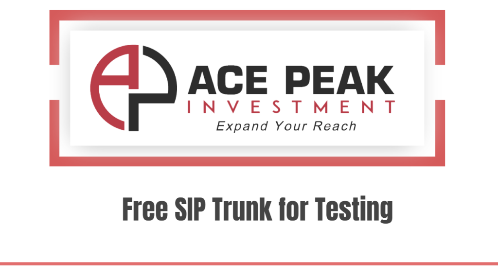 Free SIP Trunk for Testing
