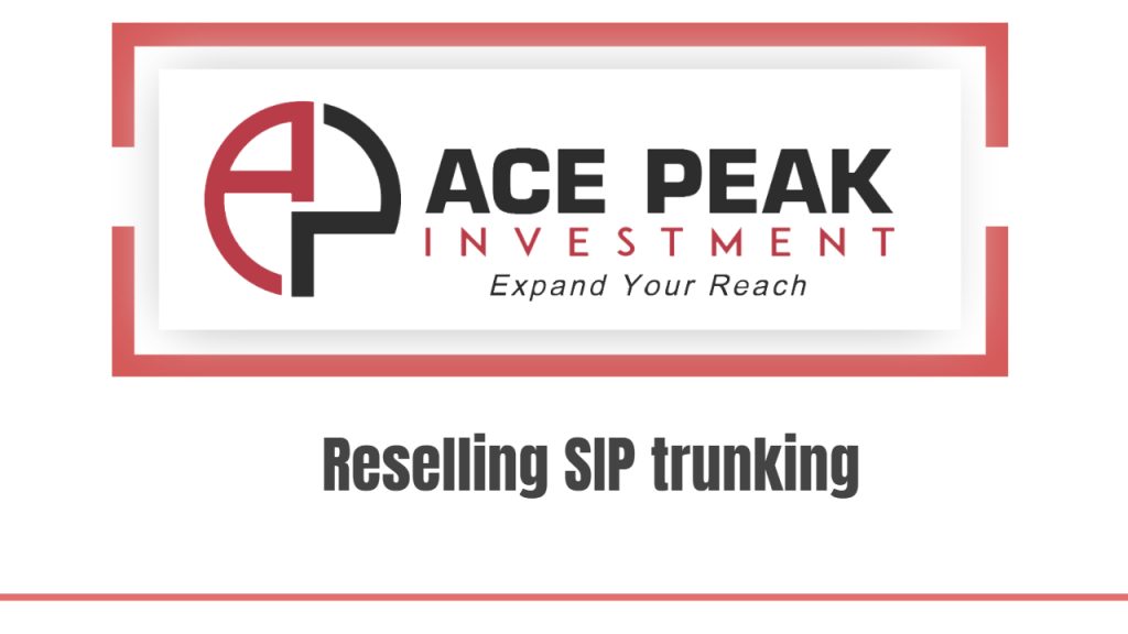 Reselling SIP trunking